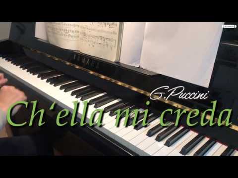 Ch‘ella mi creda, Karaoke, Accompaniment, La fanciulla del west