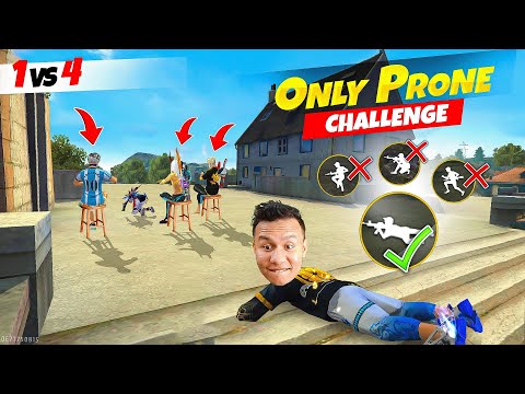 Hardest Challenge Ever 🥴 Snake Found in Free Fire 😂 Prone Only Challenge - Tonde Gamer