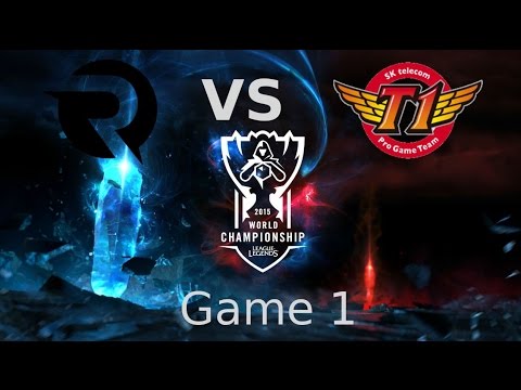 Championship Semifinals SKT vs OG Game 1 Highlights 2015