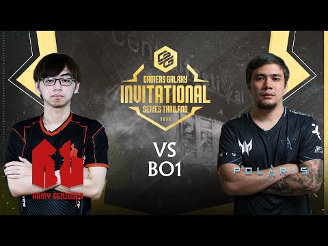 Full Game: Army Geniuses vs Polaris Esports (BO1) | GAMERS GALAXY: Invitational Series Thailand 2022