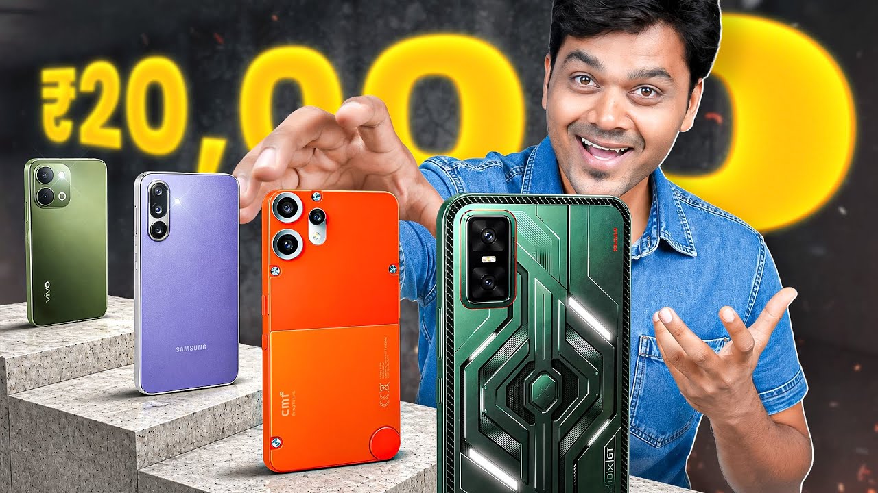 ⚡️Top 5+ Best Smartphones Under Rs.20,000/- 🔥