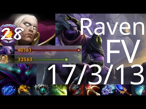 Raven Faceless Void vs mid kotl, Spectre, Viper - gpm: 960 - dota2