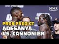 Pros Predict Israel Adesanya vs. Jared Cannonier | UFC 276 | MMA Fighting