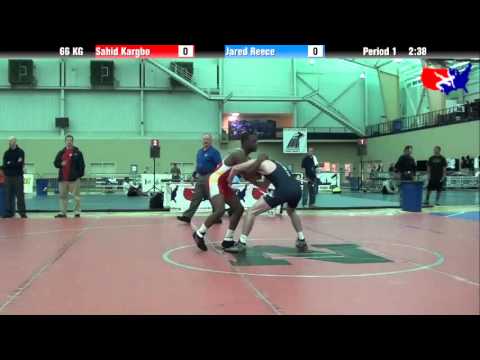 Sahid Kargbo vs. Jared Reece at 2013 ASICS University Nationals - GR
