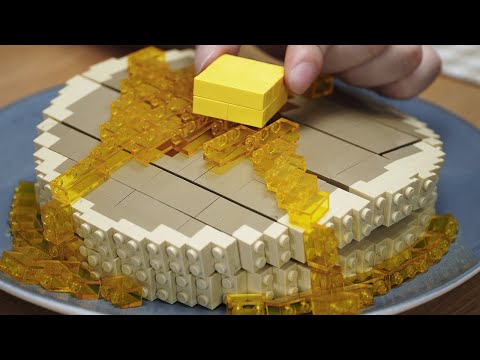 Lego Pancakes - Lego In Real Life 7 / Stop Motion Cooking ＆ ASMR