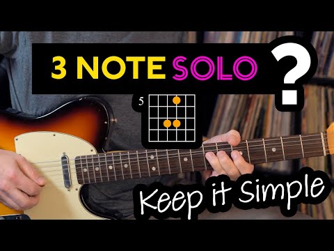 Chill, J.J. Cale style lead using just 3 fretted notes- Focus on dynamics instead of scales! - ML075
