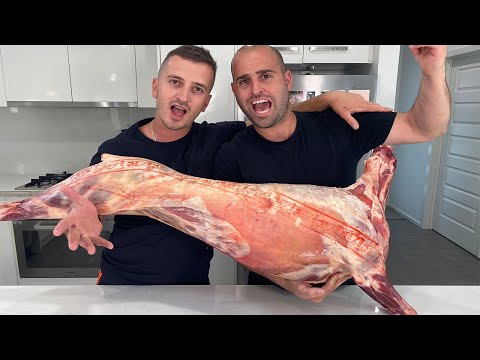 How To Cook a Whole Lamb On The Spit Rotisserie