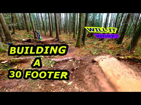 WE BUILD THE BIGGEST JUMP SO FAR | MTB TRAIL BUILDING