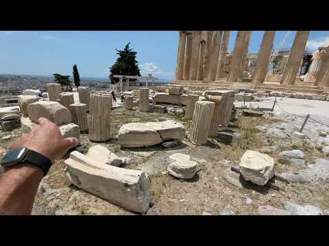 The Temple of Roma and Augustus. - Acropolis Greece - ECTV