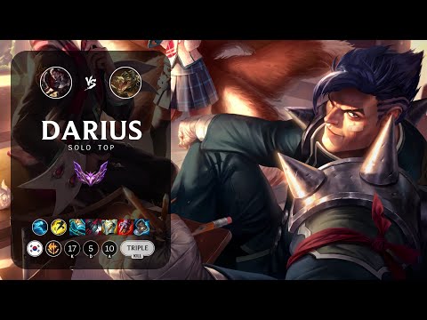Darius Top vs Renekton - KR Master Patch 13.4