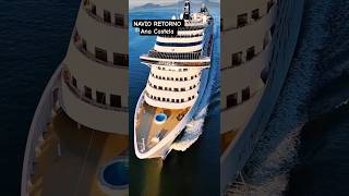 Navio ANA CASTELA  MSC PREZIOSA Navio cruzeiro 08/01/2  Santos @cruzeiros2025  chegando #shorts