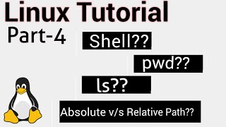 Absolute path vs Relative path in Linux | WHAT IS SHELL IN LINUX | pwd commad | ls commad