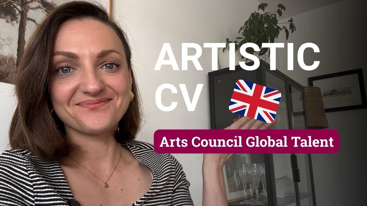 The artistic CV for Arts Council endorsement