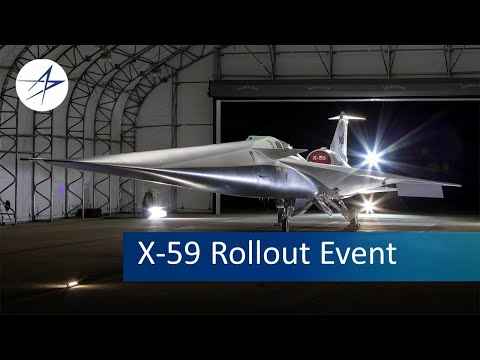 The First Look At The Future of Supersonic Flight: X-59 Rollout