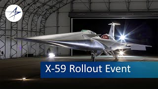 The First Look At The Future of Supersonic Flight: X-59 Rollout