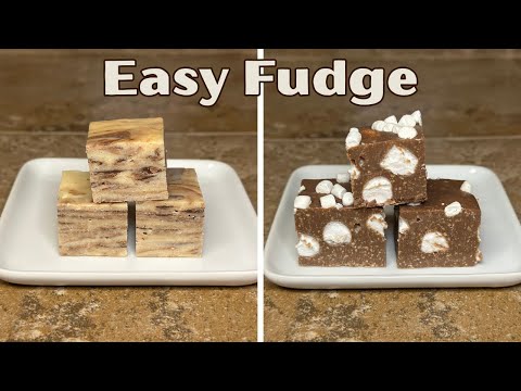 Easy Homemade Fudge: Cookie Dough & S'mores!