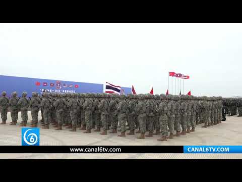 Video: China encabeza ejercicio militar con cinco países del Sudeste Asiático