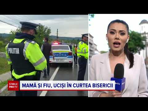 O femeie și băiatul ei, adolescent, au fost uciși în curtea unei biserici, de fostul ei iubit
