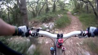 preview picture of video 'VTT Descente du Camp Romain - Le Rouret'