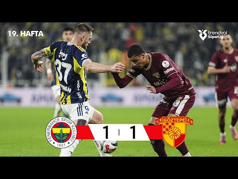 Fenerbahçe (1-1) Göztepe - Highlights/Özet | Trendyol Süper Lig - 2025/26