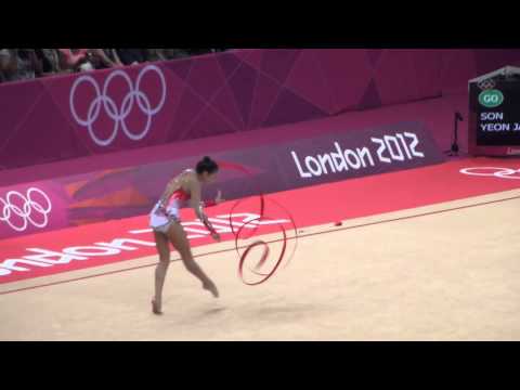 SON Yeon Jae London Olympics 2012 Individual Final Ribbon 손연재