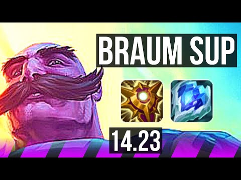 BRAUM & Ashe vs RAKAN & Caitlyn (SUP) | KR Diamond | 14.23