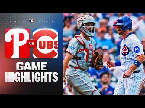 시카고컵스 VS 필라델피아 8:7 MLB 스포츠하이라이트
