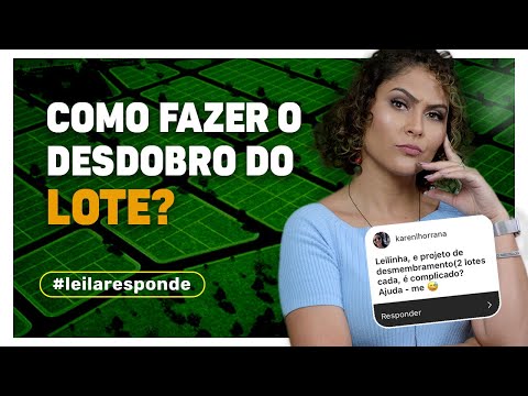 How to split a lot? - Leila answers 04