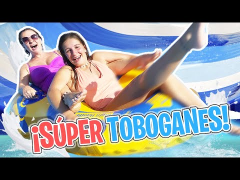 TOBOGANES ALUCINANTES en el PARQUE ACUÁTICO Aquatropic // VACACIONES en FAMILIA