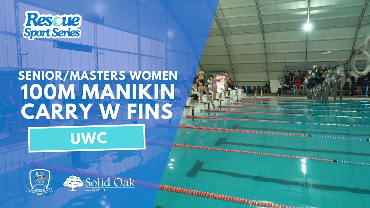 Master Women 100M Manikin Carry with Fins | Lifesaving Rescue Sport Series | Full Commentary