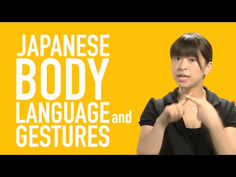Learn Japanese Japanese Body Language and Gestures Lesson 1