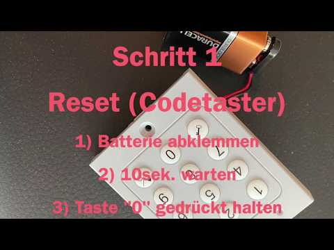 Inbetriebnahme RCT3b am Garagentor Antrieb