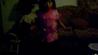 EMILY A 7 YEAR OLD GIRL DANCES TO BARBIE QUEEN OF THE WAVES.