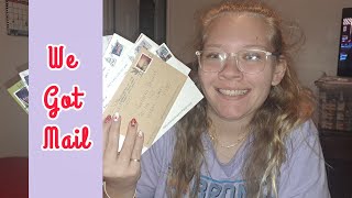 Opening and Reading Christmas Cards from Friends and Family