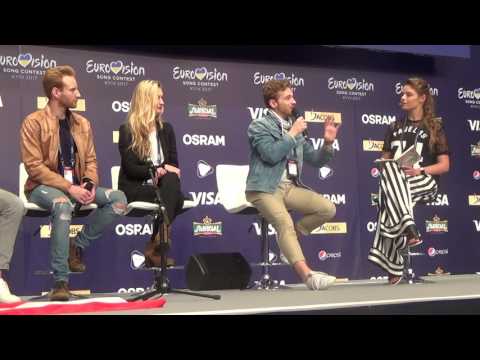 ESCKAZ in Kyiv: Nathan Trent (Austria) meet & greet