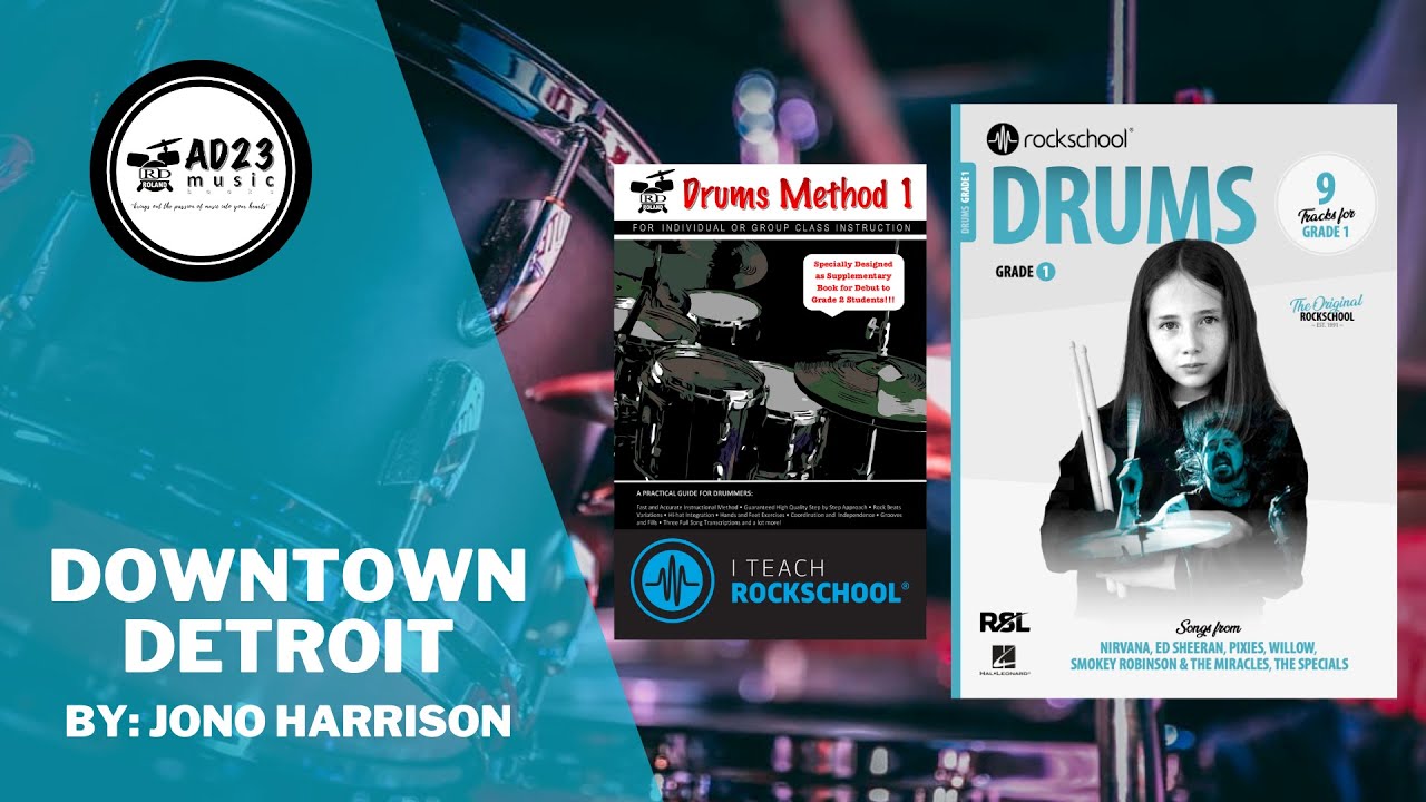 Downtown Detroit | Rockschool Drums Grade 1 2024