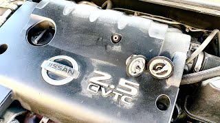Thermostats replacement 2002-2006 Nissan Altima Sentra 2.5L @elchanojose