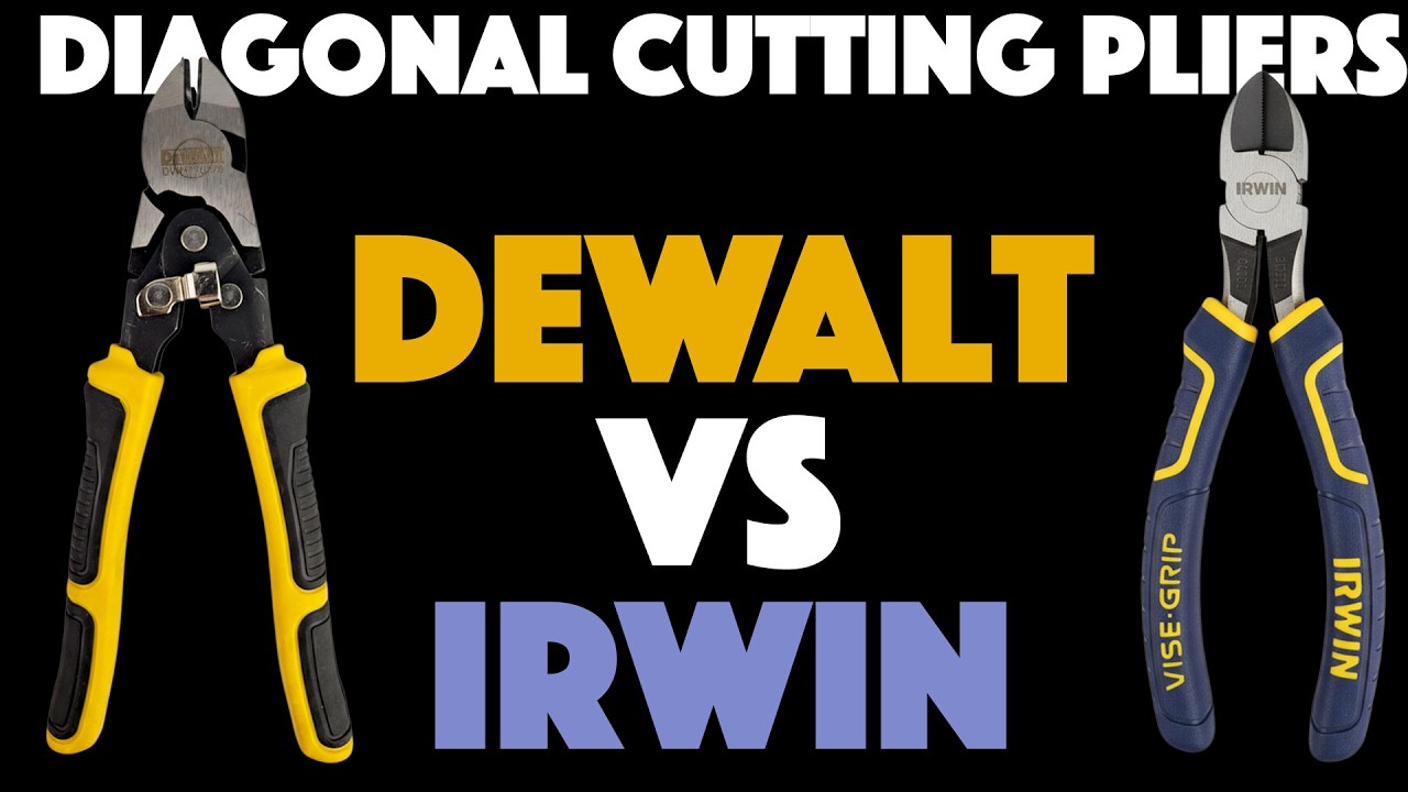 Diagonal Cutting Pliers: DeWalt vs Irwin