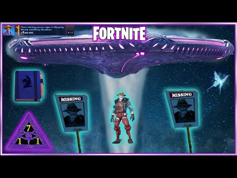 Fortnite Week 4 All Legendary Quests Guide Farmer Steel is Missing Person Signs Clues Help Find Him