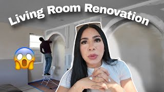 I AM RENOVATING MY LIVING ROOM | HOME PROJECT 🏡