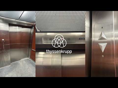 Weird Loud ThyssenKrupp Hydraulic Elevator | CHUS Fleurimont | Sherbrooke QC