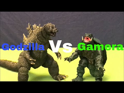 Godzilla vs Gamera | Sci-fi Revoltech showcase |