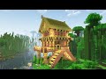 How to build Bamboo House - Minecraft tutorial