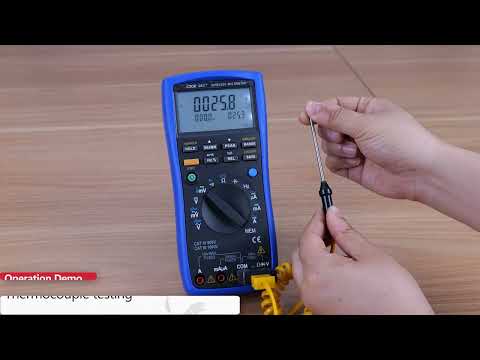 98C+ True RMS Multimeter 4-1 / 2 bit resolution display 22000 words multimeter USB digital meter