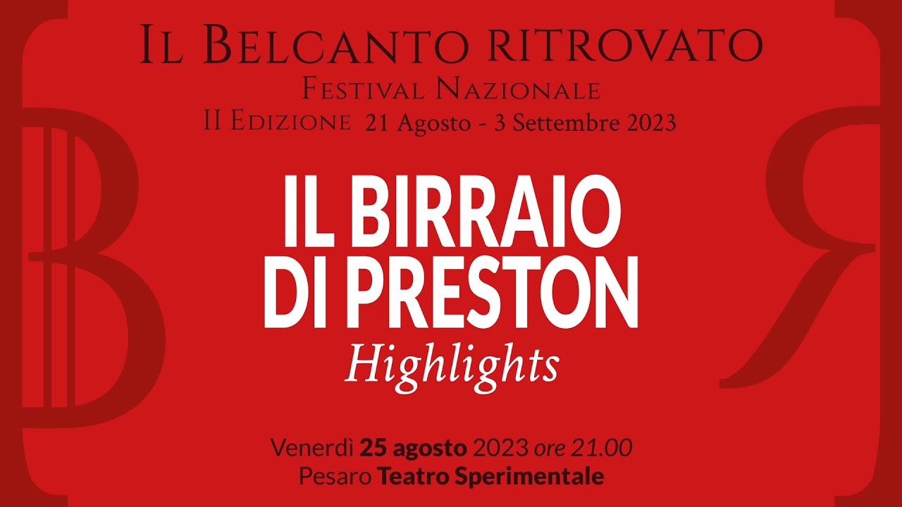 Il Birraio di Preston | Première di estratti dell’edizione 2023 | 30 aprile 2024, II serata