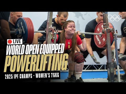 🔴 LIVE Powerlifting | Women's 76kg | 2025 IPF World Open Equipped Championships