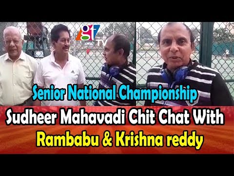 Sudheer Mahavadi With Senior Tennis Players | Senior National Championship LB Stadium | GT TV