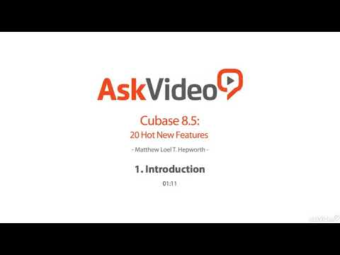 New Features For Cubase 8.5 Co Video