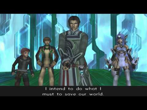 Xenosaga III HD Cutscene 329 - Jin Draws His Blade (Underground Ruins) - ENGLISH - REGULAR MODE