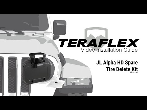 JL Spare Tire Delete Kit Install | TeraFlex